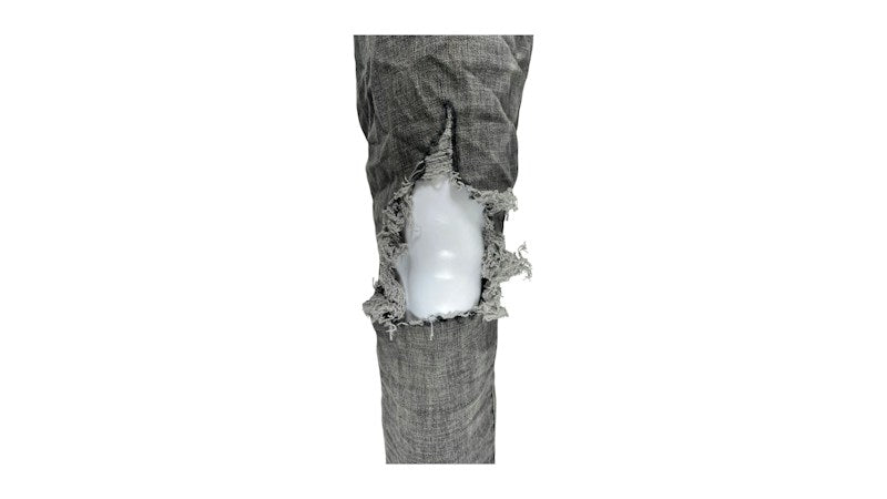 Purple Brand Grey Dirty Blowout Jean Black