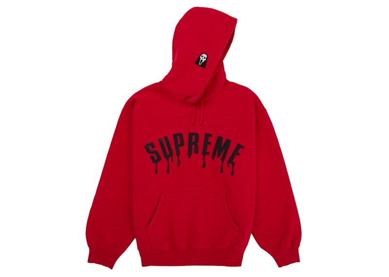 Supreme Ghostface Arc Hooded Sweatshirt Red