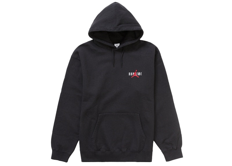 Supreme Jordan Hooded Sweatshirt (FW24) Black