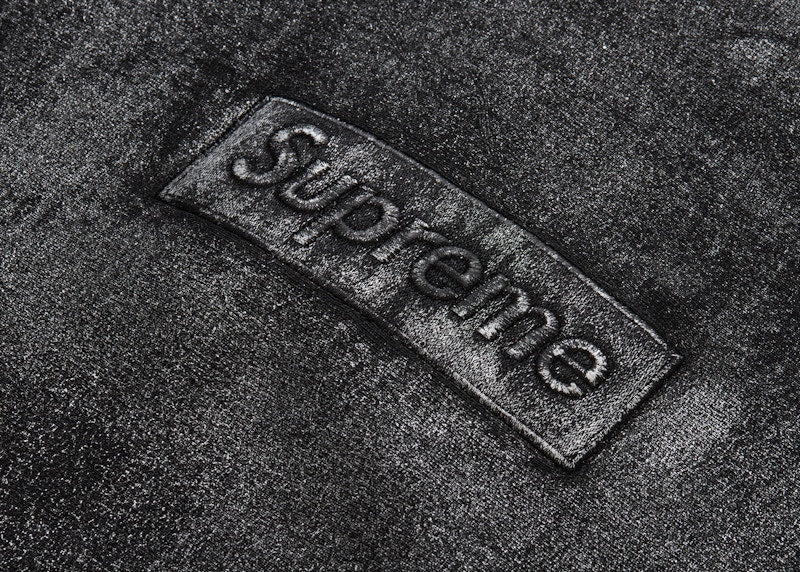 Supreme MM6 Maison Margiela Foil Box Logo Hooded Sweatshirt Black