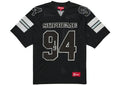 Supreme Sequin Football Jersey Black