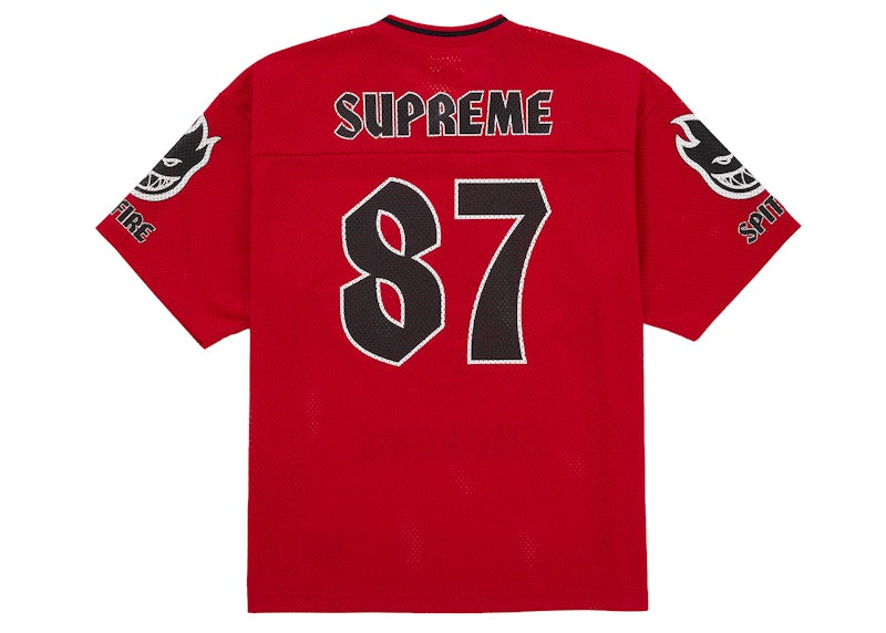 Supreme Spitfire Football Jersey Red