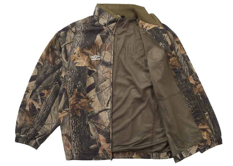 Supreme Umbro Cotton Ripstop Track Jacket (SS26) Realtree Hardwoods Camo