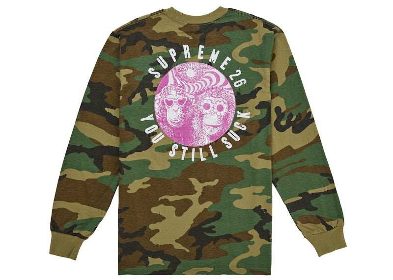Supreme You Still S**k L/S Tee Woodland Camo
