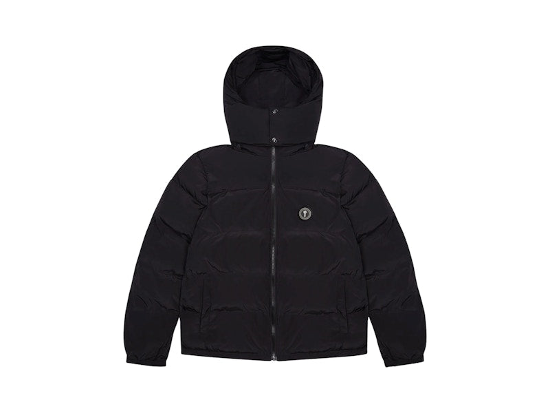 Trapstar Irongate Detachable Hooded Puffer Jacket Black
