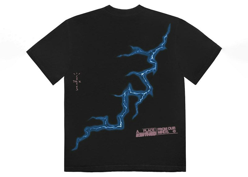 Travis Scott Cactus Jack For Fragment Danger Tee Washed Black