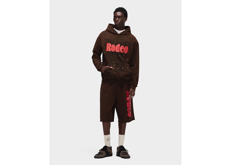 Travis Scott Cactus Jack x Sp5der Days Before Rodeo Hoodie Brown