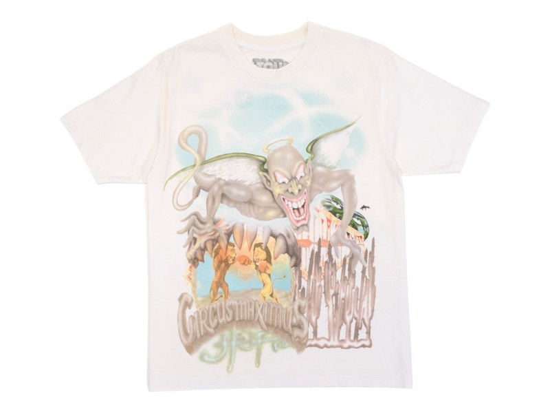 Travis Scott Utopia Circus Maximus 2023 Tour III Tee White