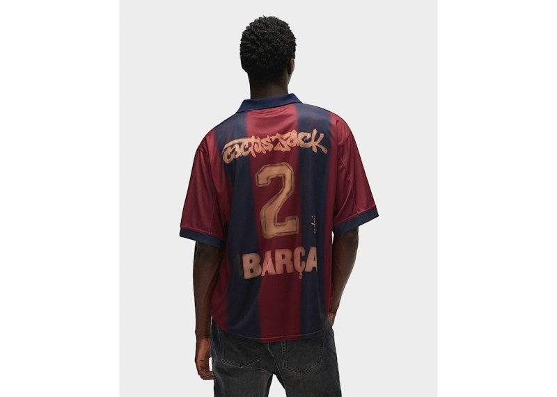 Travis Scott x Nike x FC Barcelona Retro 2000/01 Home Skeleton Jersey Multicolor