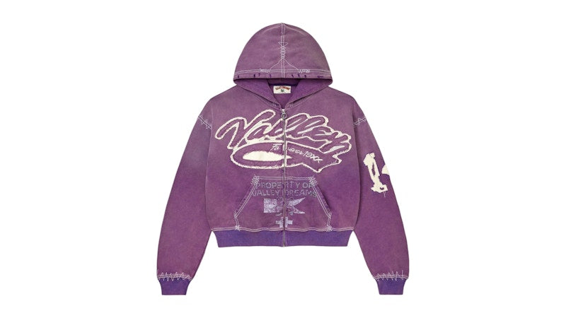Vale Forever Religion Zip Up Hoodie Purple