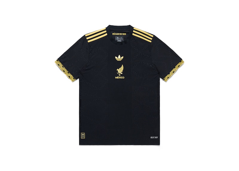 adidas Mexico Gold Jersey Black