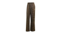 adidas Women's Originals Wide Leg Satin Joggers Bronze Strata