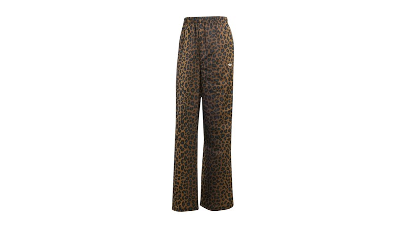 adidas Women's Originals Wide Leg Satin Joggers Bronze Strata