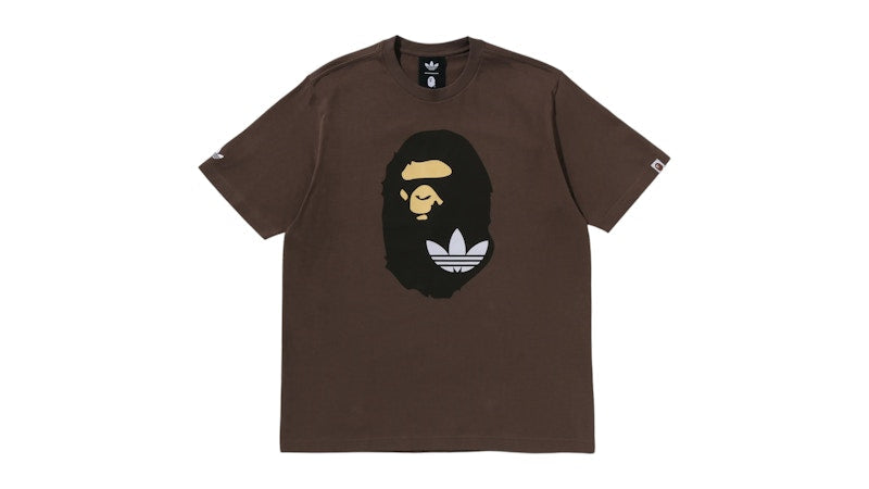 adidas x BAPE Ape Head Tee Brown