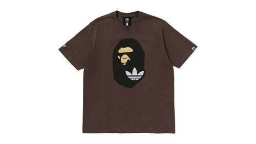 adidas x BAPE Ape Head Tee Brown