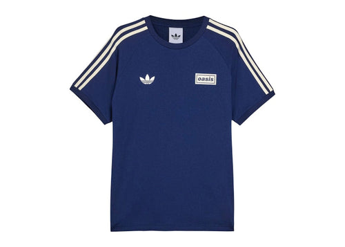 adidas x Oasis Tour 3-Stripes T-shirt Night Indigo/Cream White