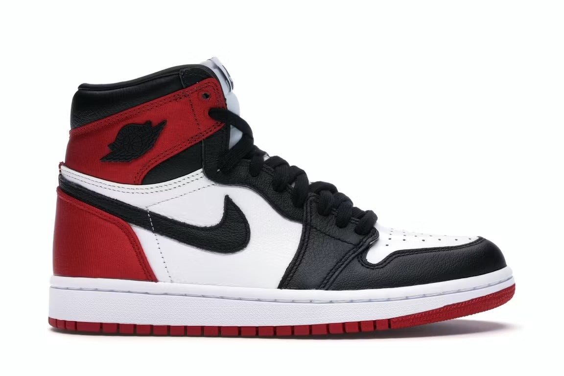 Used - Air Jordan 1 Retro High Satin Black Toe (Women's) - US W 8.5 - catalog main image