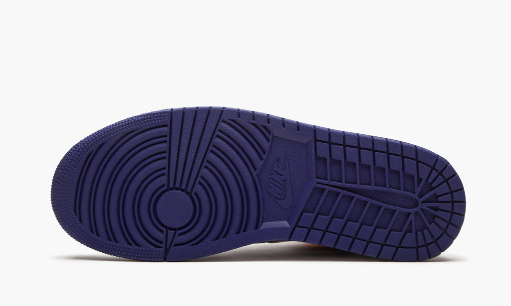 Air Jordan 1 Mid Royal Blue / Laser Orange Sneakers