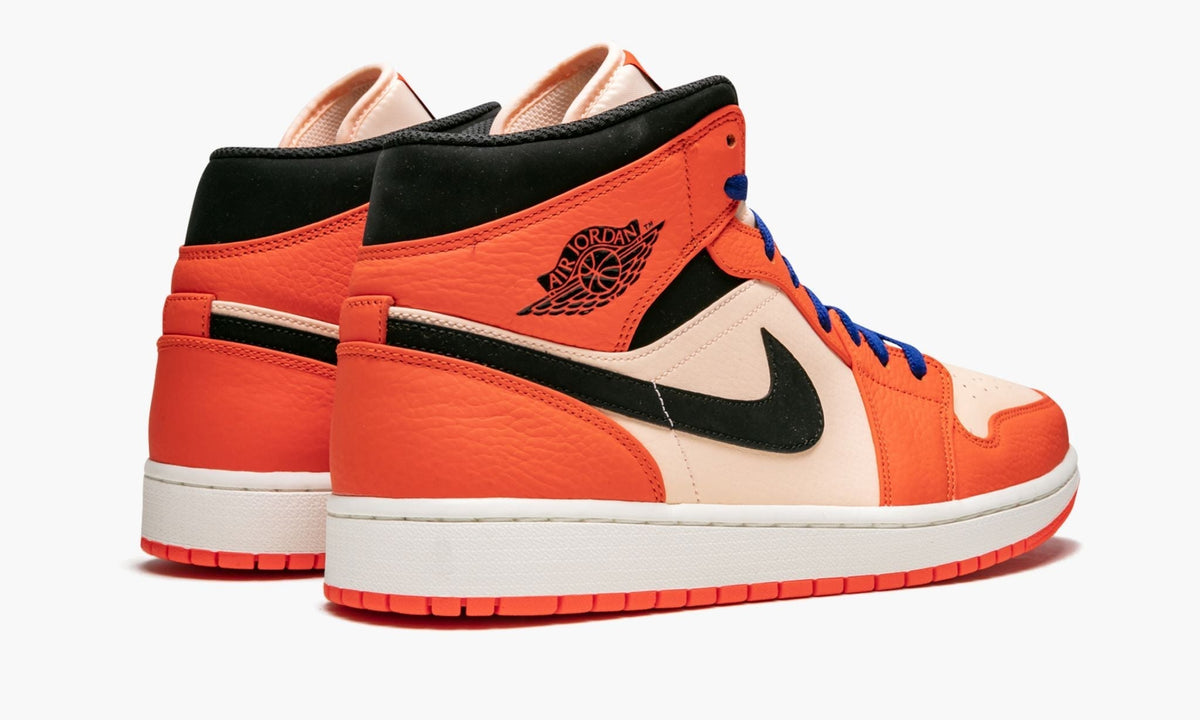 Air Jordan 1 Mid SE Team Orange Sneakers