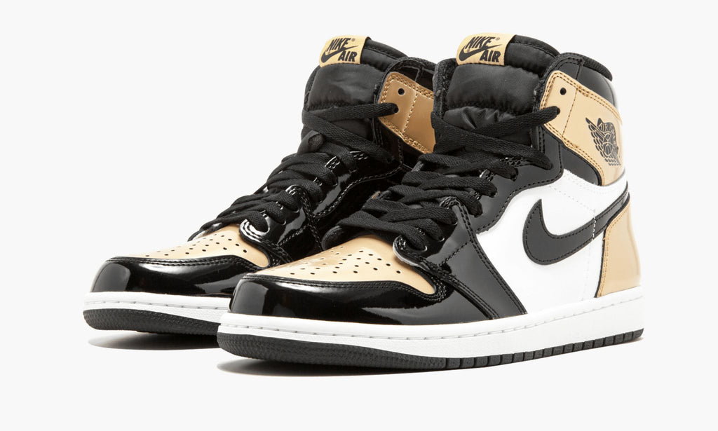 Air Jordan 1 Retro High OG NRG "Gold Toe" Sneakers