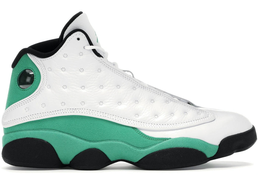 Air Jordan 13 Retro White Lucky Green Sneakers