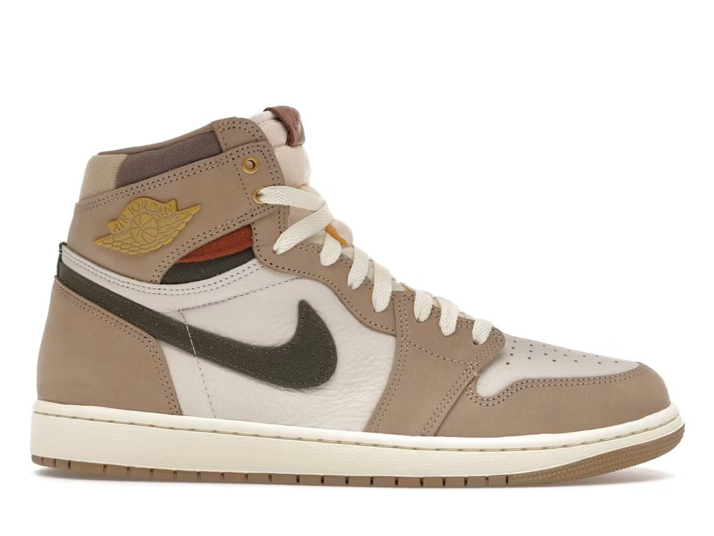 Used - Air Jordan 1 Retro High OG Khaki (Women's) - US W 8 - catalog main image