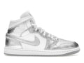 Air Jordan 1 Mid SE Metallic Silver (Women's) - catalog main image