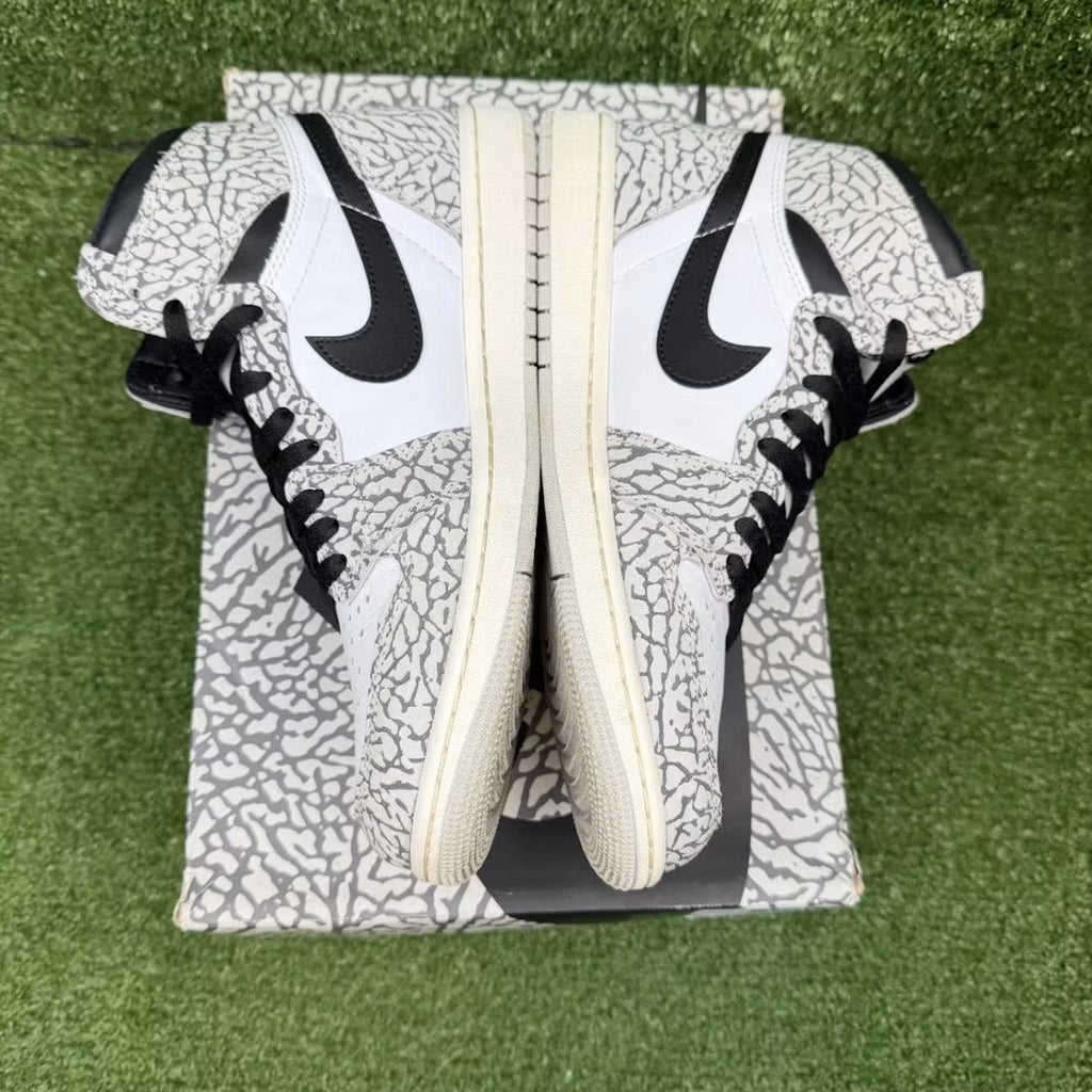 Used - Air Jordan 1 Retro High OG White Cement - US M 8.5 - detail 2