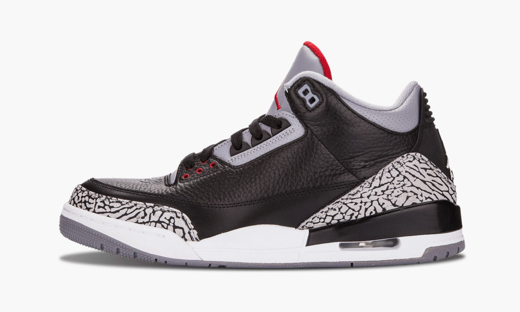 Air Jordan 3 Retro Black Cement Sneakers