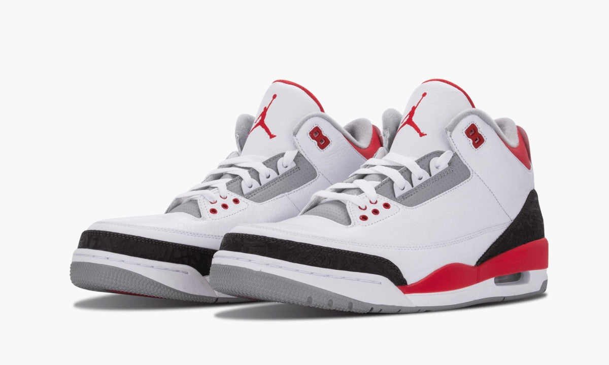 Air Jordan 3 Retro Fire Red Sneakers