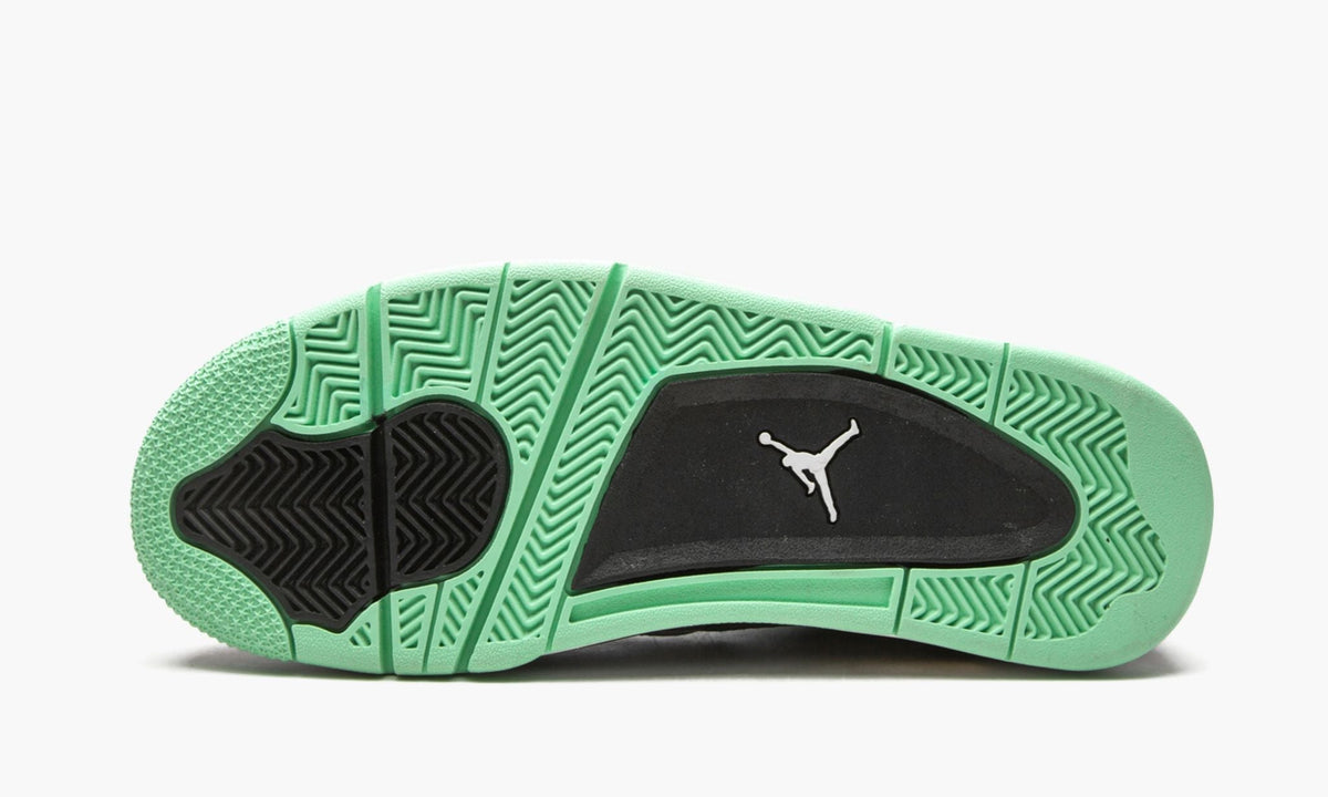 Air Jordan 4 Retro "Green Glow" Sneakers