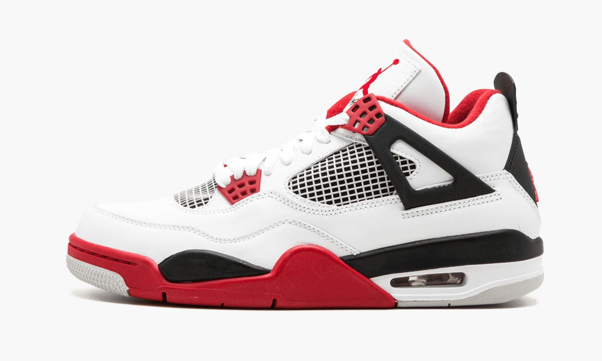 Air Jordan 4 Retro Fire Red Sneakers