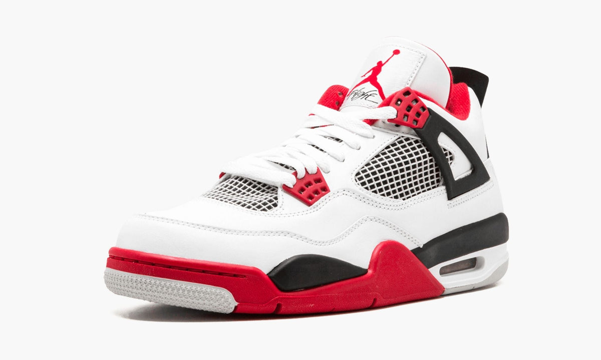 Air Jordan 4 Retro Fire Red Sneakers