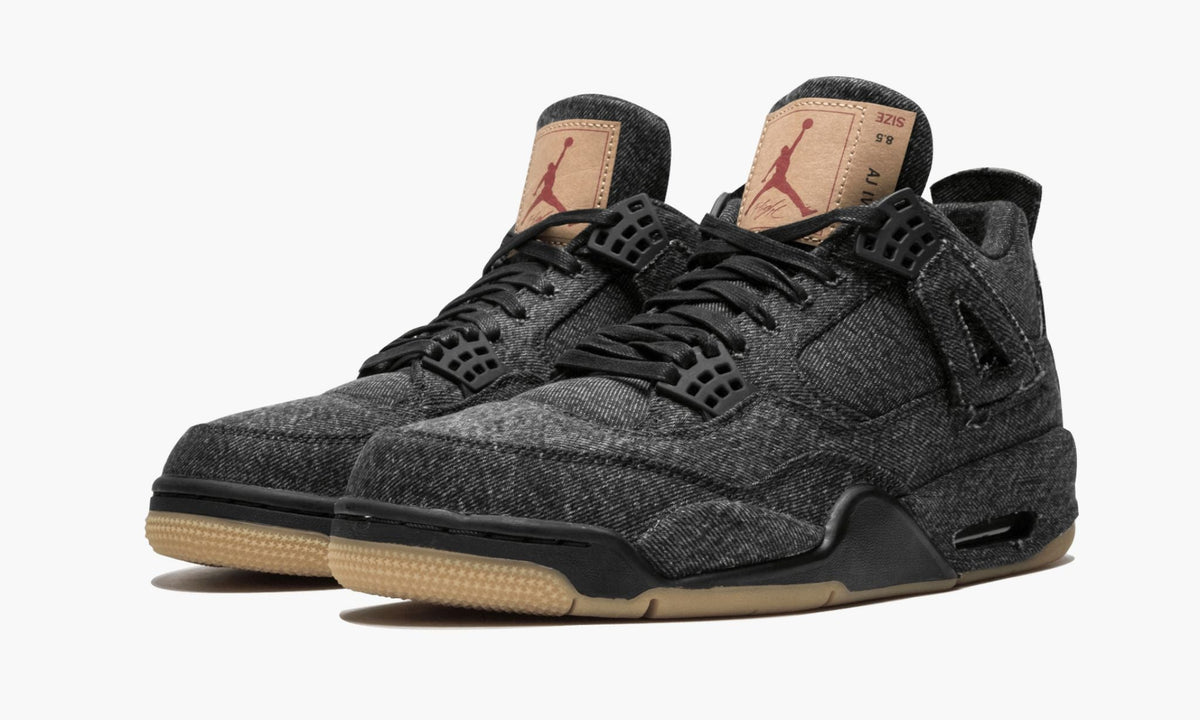 Air Jordan 4 Retro Levis NRG Black Levis Sneakers