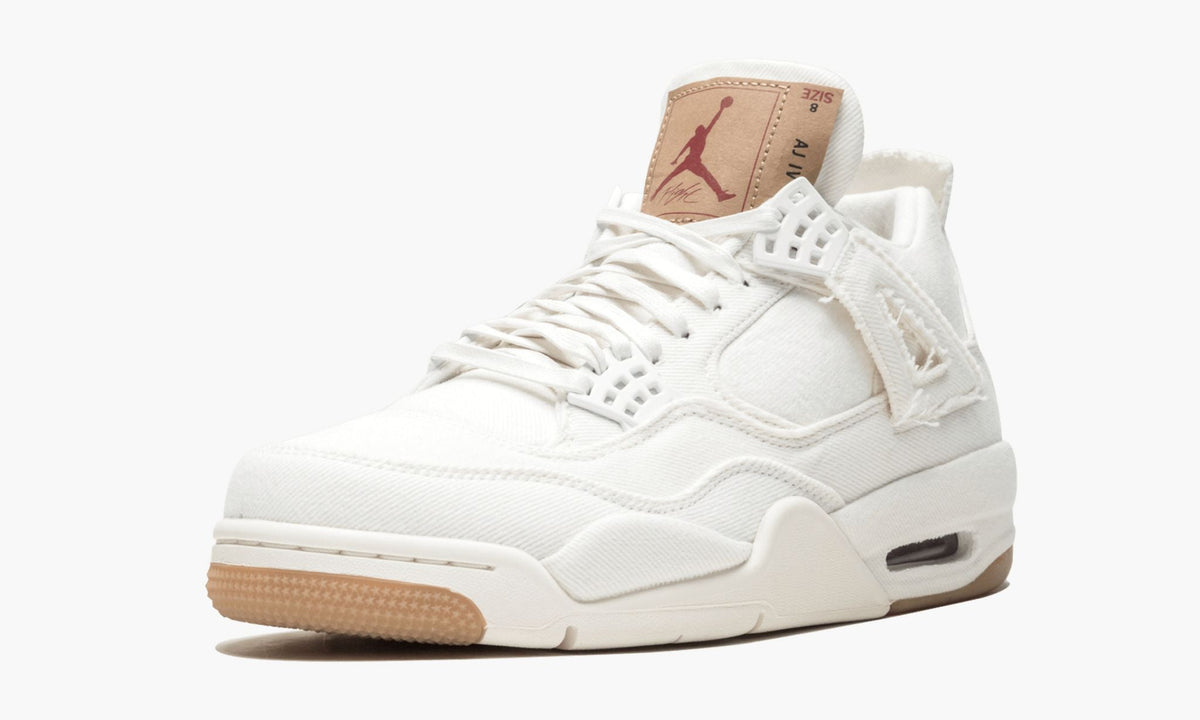 Air Jordan 4 Retro Levis NRG White Denim Sneakers