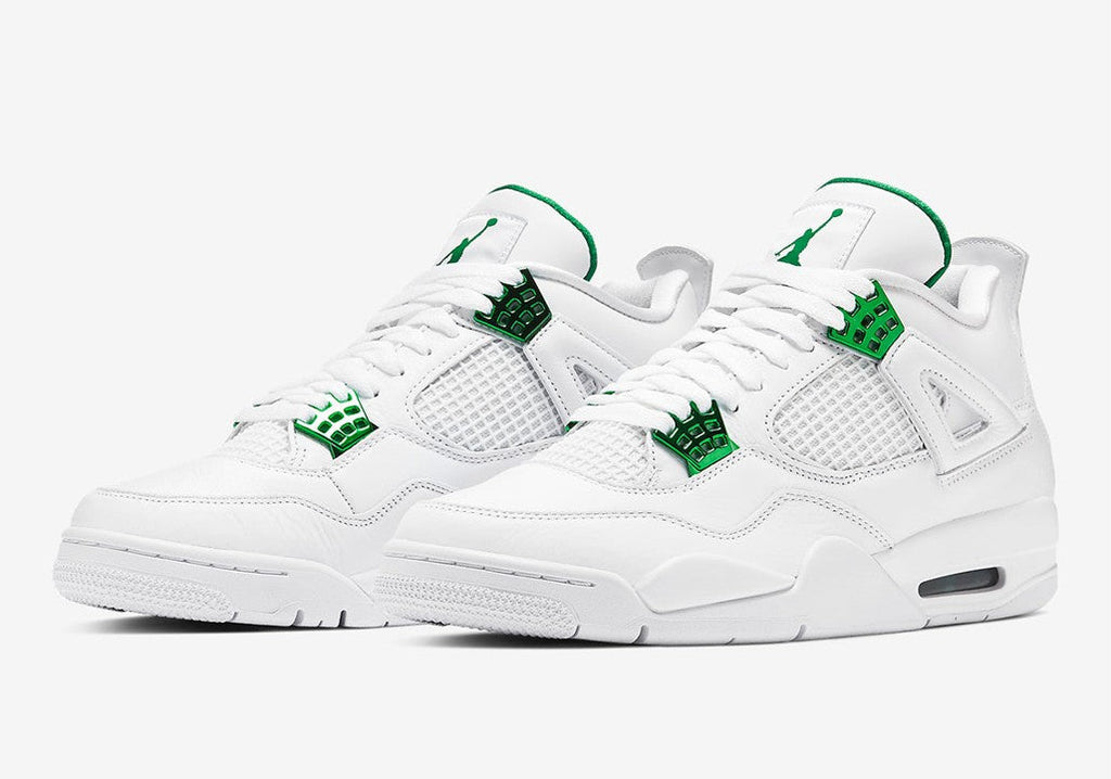 Air Jordan 4 Retro Metallic Green Sneakers