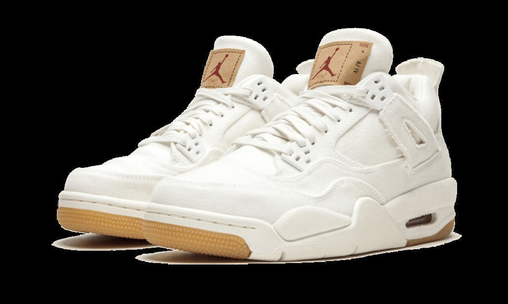Air Jordan 4 Retro White Denim x Levi's Sneakers