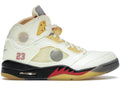 Air Jordan 5 Retro Off-White Sail Sneakers