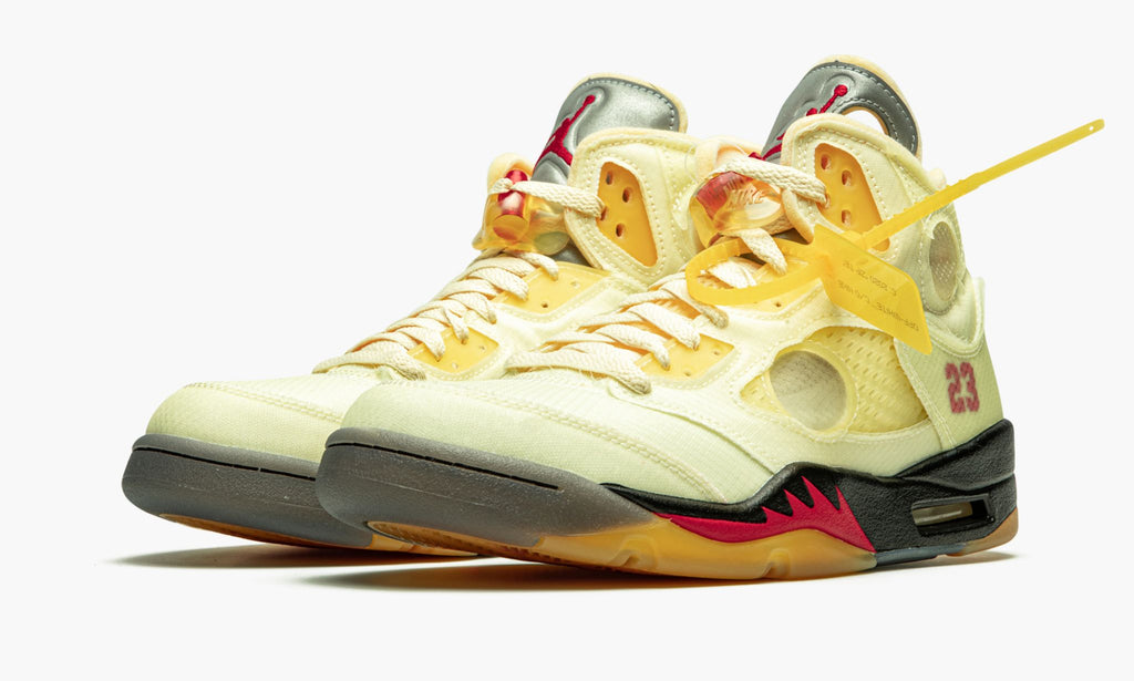 Air Jordan 5 Retro SP "Off-White - Sail" Sneakers