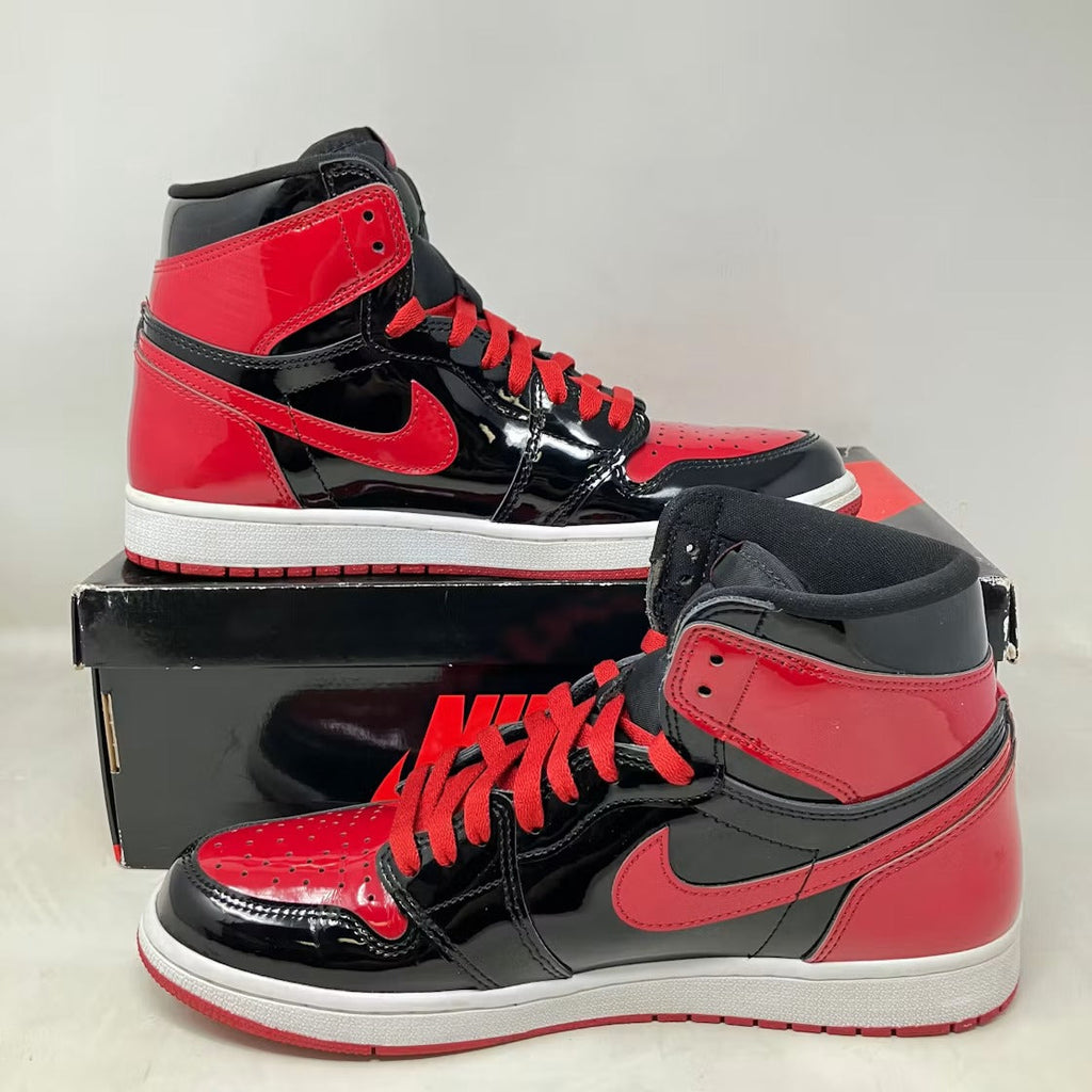 Used - Air Jordan 1 Retro High OG Patent Bred - US M 10 - detail 3