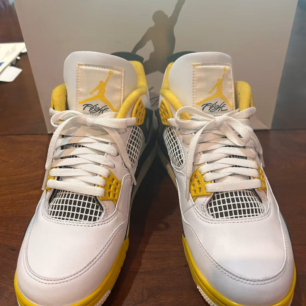 Used - Air Jordan 4 Retro Vivid Sulfur (Women's) - US W 10 - detail 1