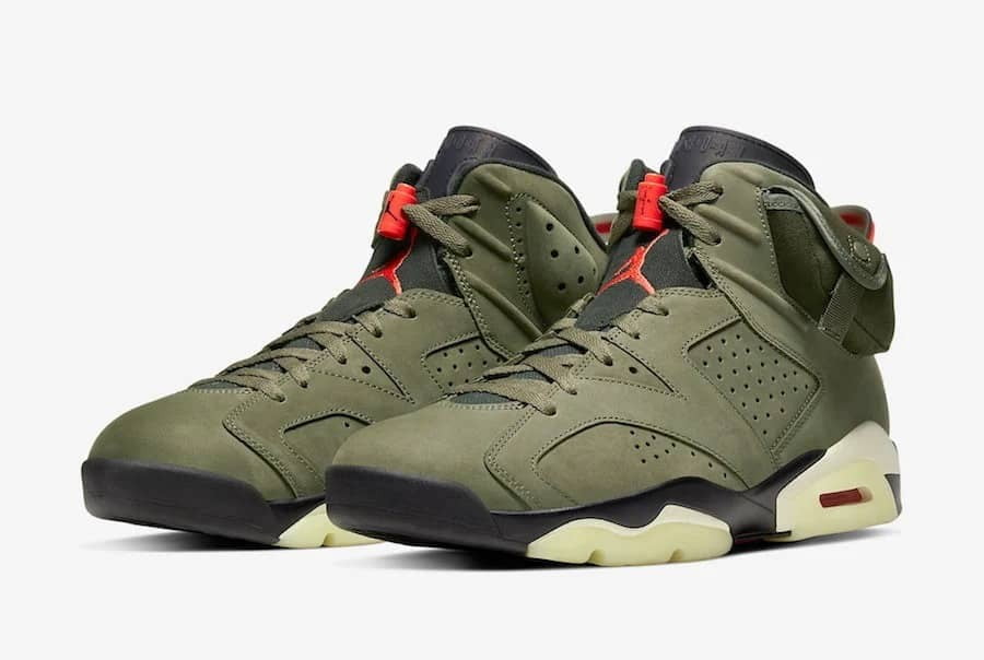 Air Jordan 6 Retro Cactus Jack Sneakers