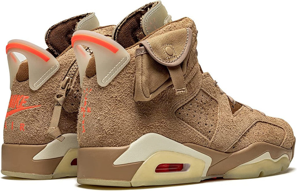 Air Jordan 6 Retro x Travis Scott British Khaki Sneakers
