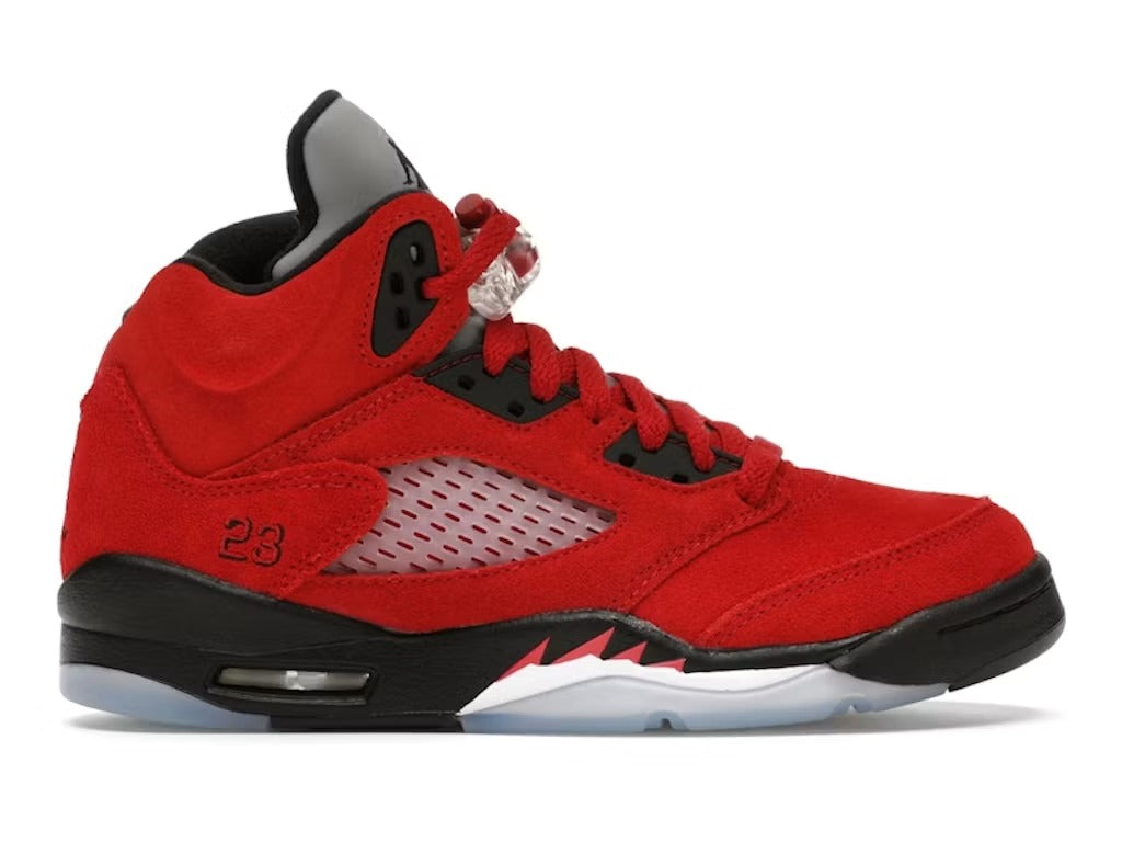 Used - Air Jordan 5 Retro Raging Bull Red (2021) (GS) - US 5.5Y - catalog main image