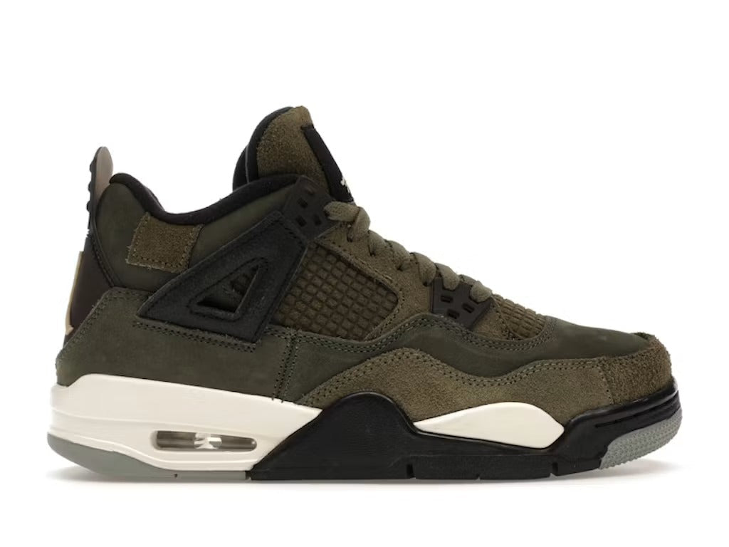 Used - Air Jordan 4 Retro SE Craft Medium Olive (GS) - US 6.5Y - catalog main image