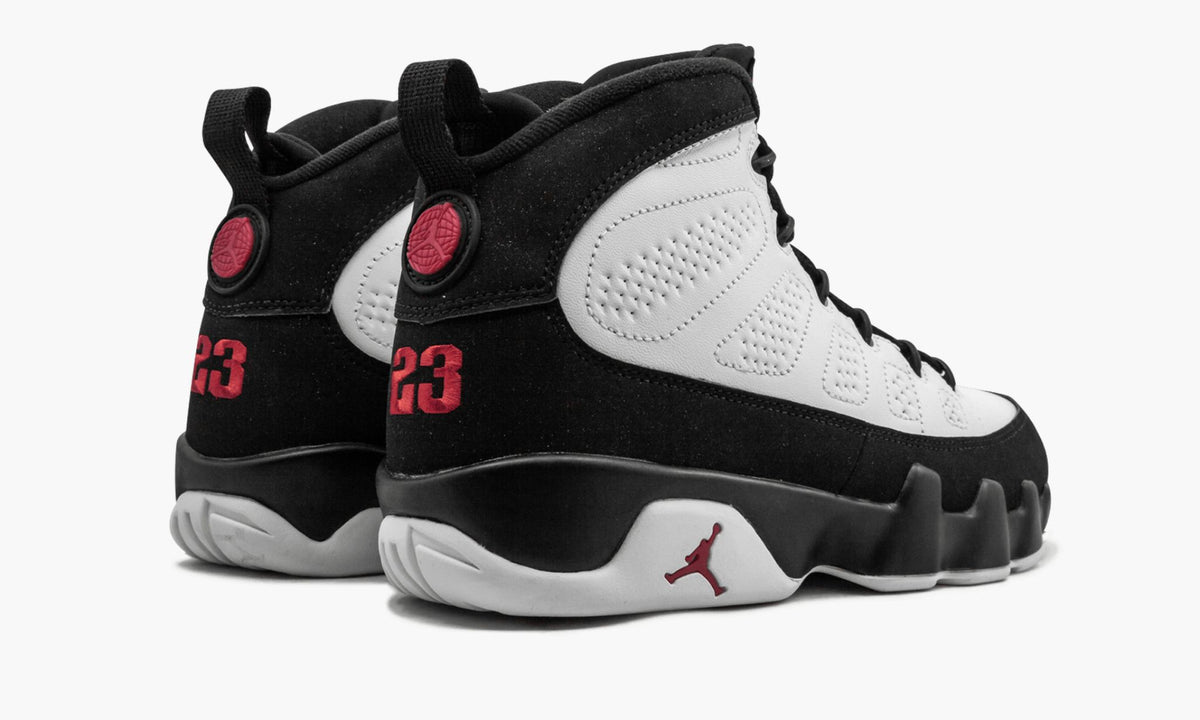 Air Jordan 9 Retro White Black Red 2016 Release Sneakers
