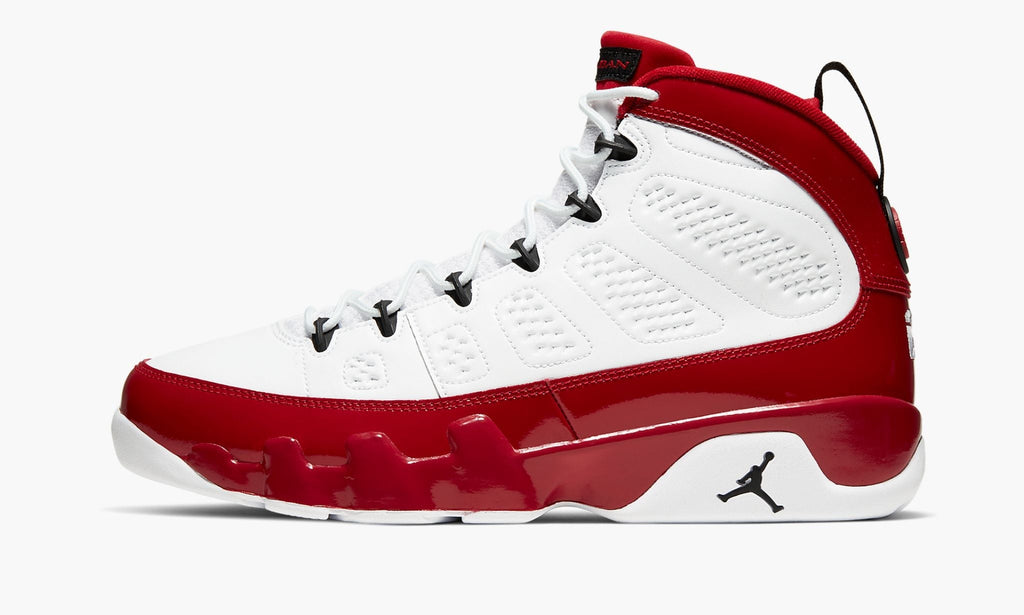 Air Jordan 9 White/Red/Black Sneakers