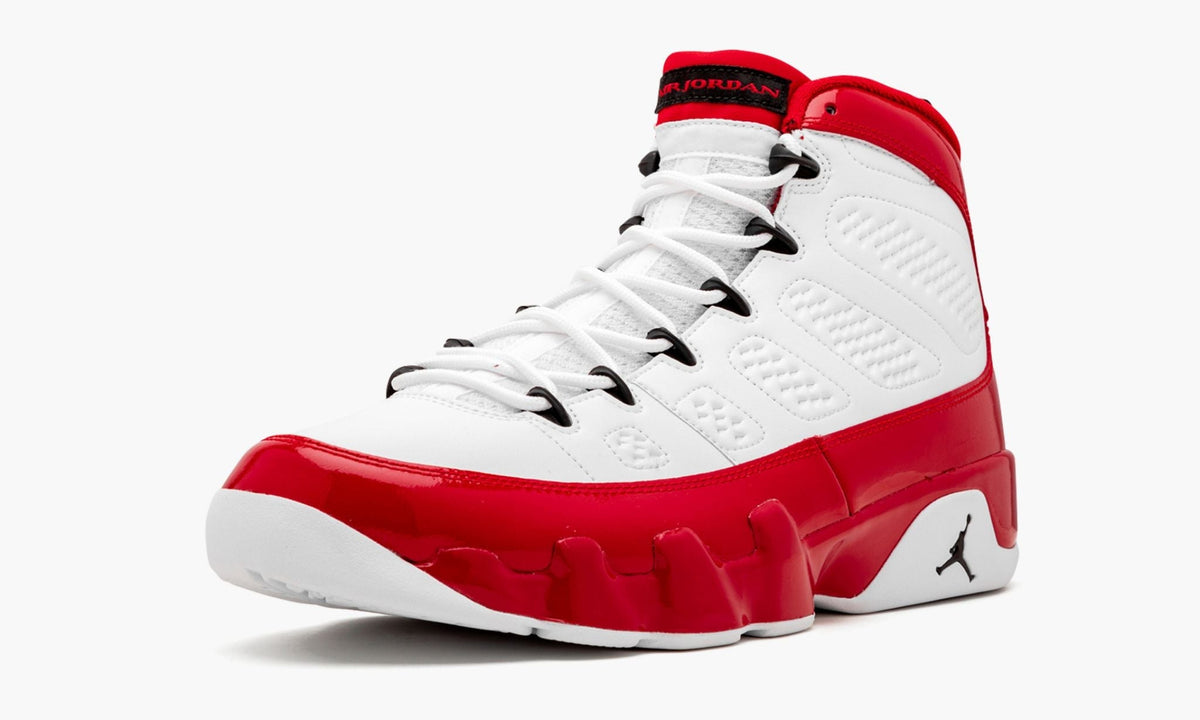 Air Jordan 9 White/Red/Black Sneakers