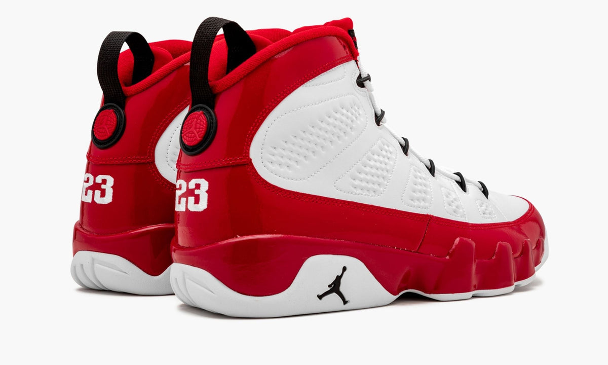 Air Jordan 9 White/Red/Black Sneakers