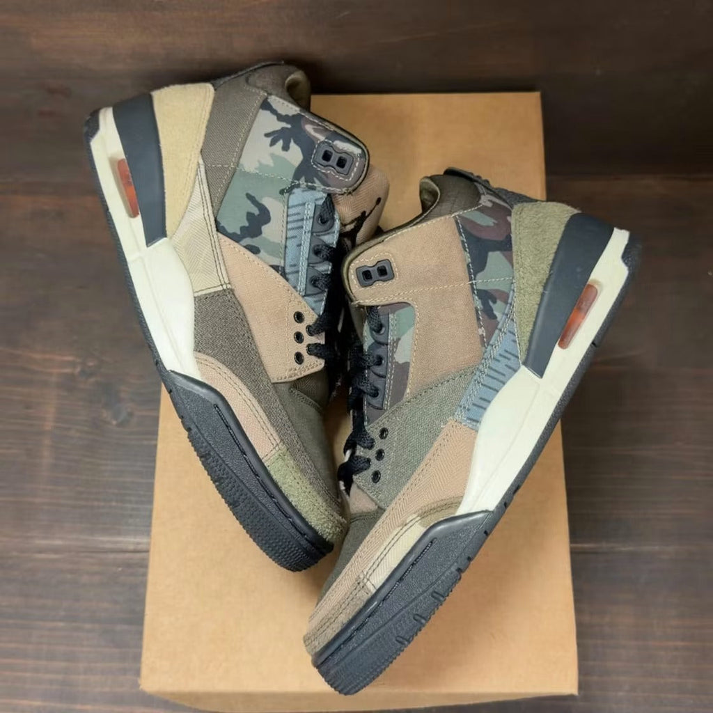 Used - Air Jordan 3 Retro Patchwork Camo - US M 7 - detail 1